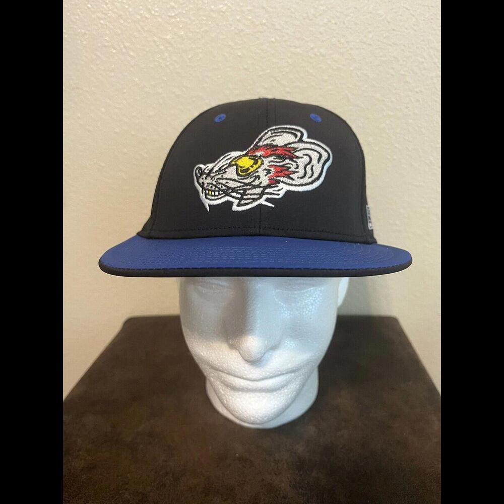 Sanford River Rats Hat FCSL Florida League The Game Pro Sz M Strapback Cap